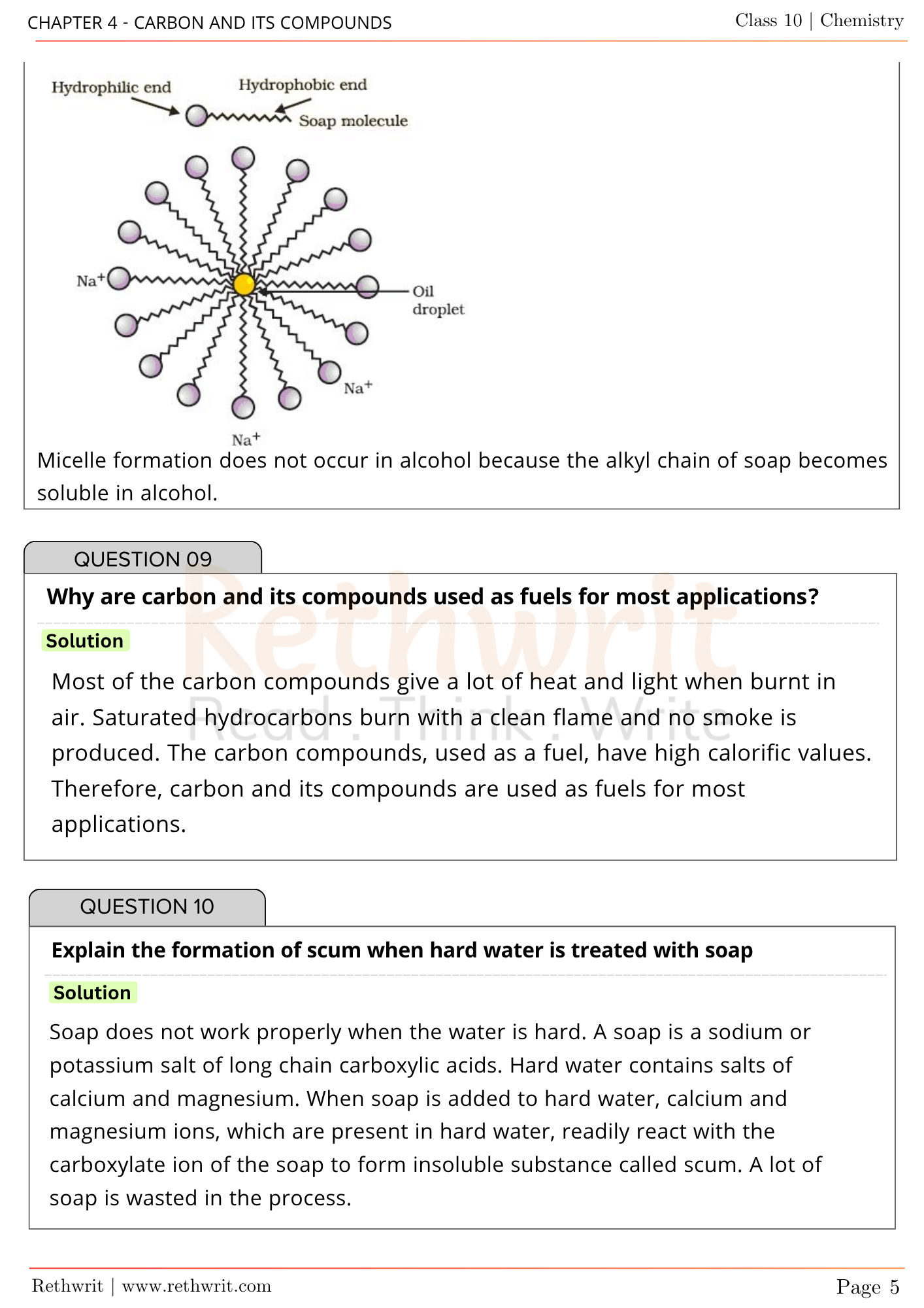 NCERT Solutions Class 10th Science Chapter 4