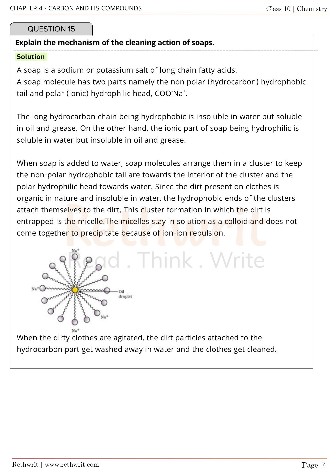 NCERT Solutions Class 10th Science Chapter 4