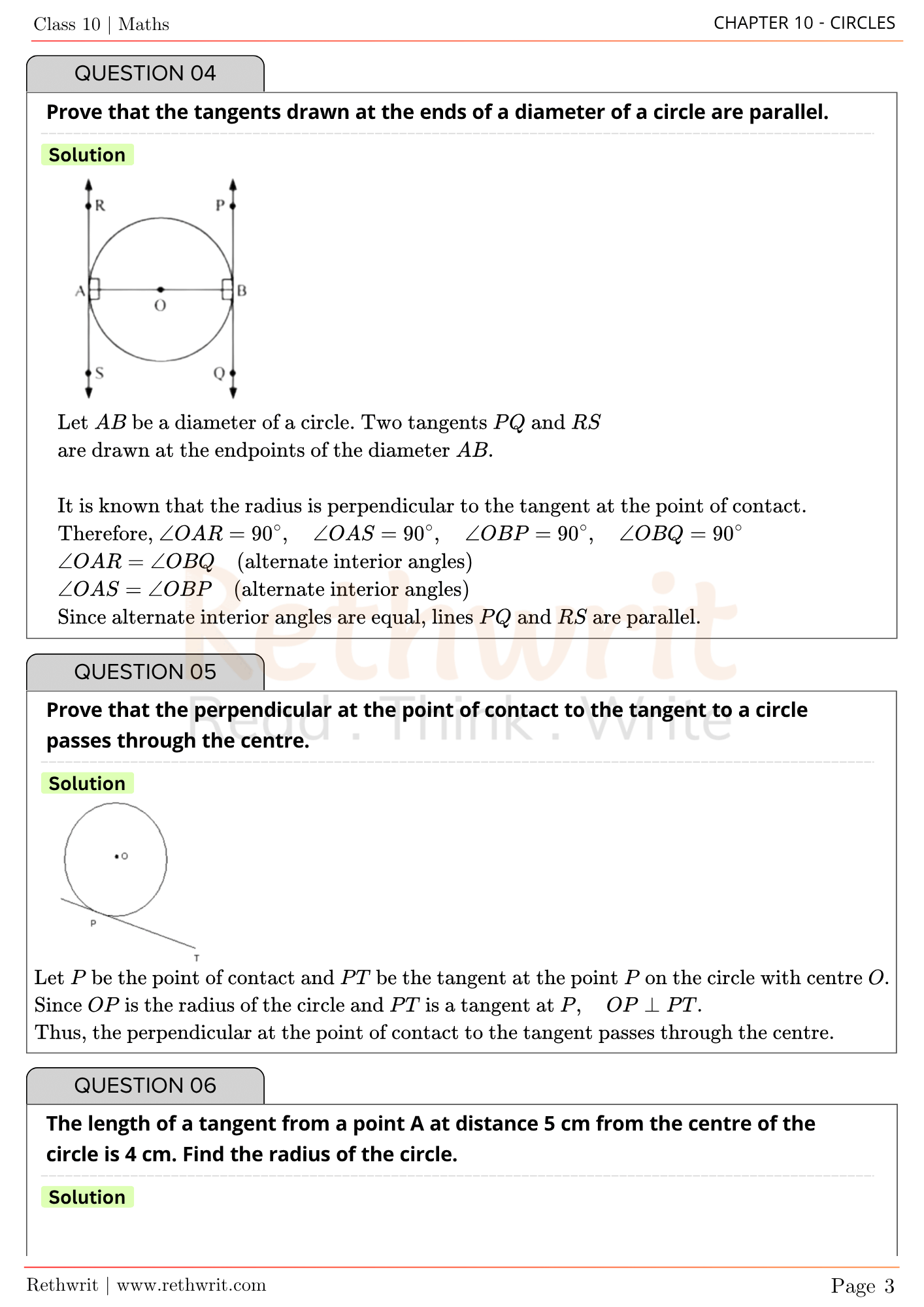 circles class 10 ncert solutions ex 10.2