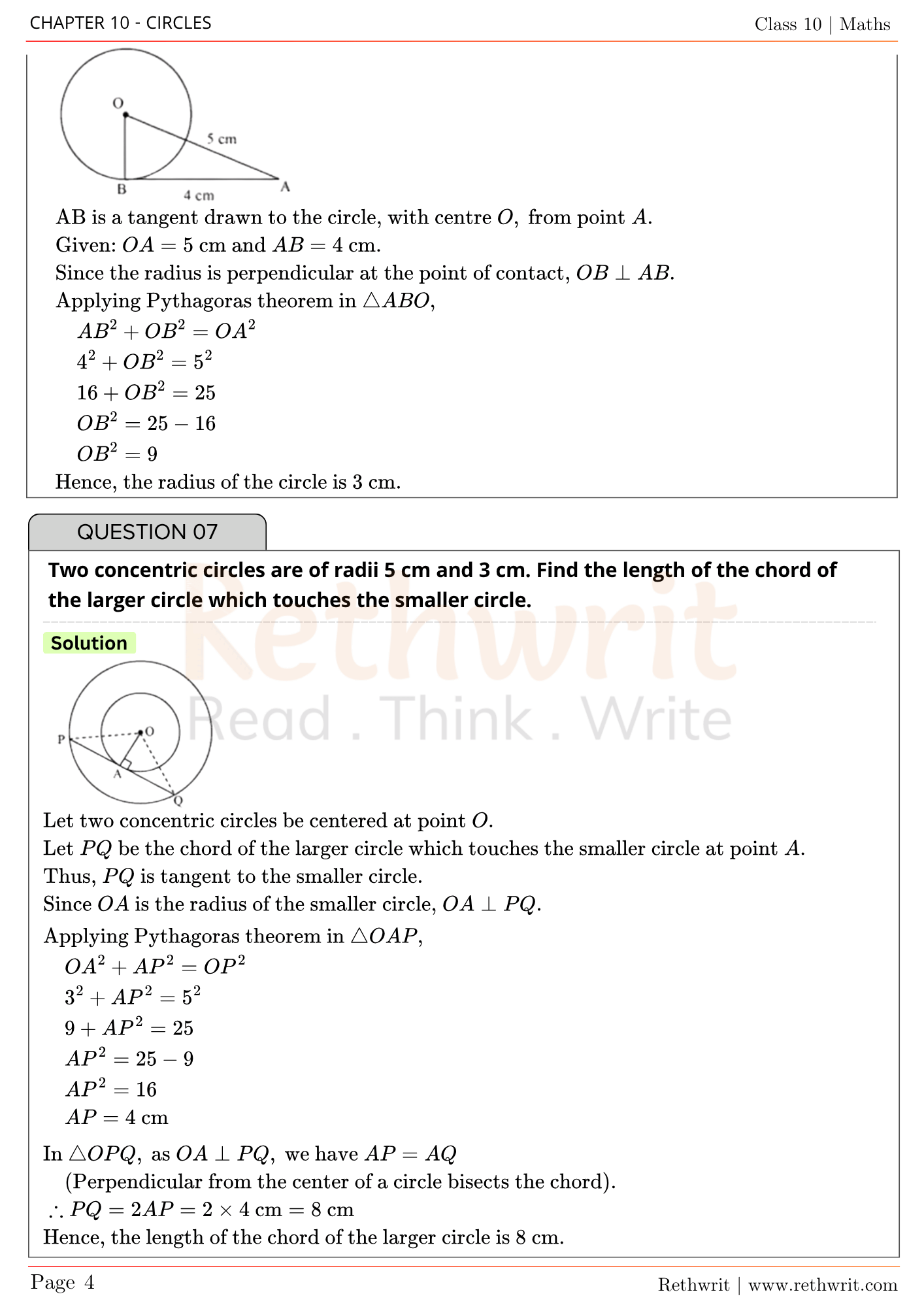 circles class 10 ncert solutions ex 10.2